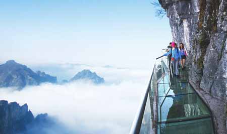 長沙出發(fā)到張家界天門山、玻璃棧道、天門洞一日游